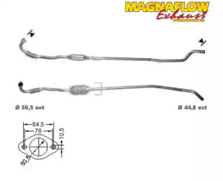 Катализатор (MAGNAFLOW: 75801D)