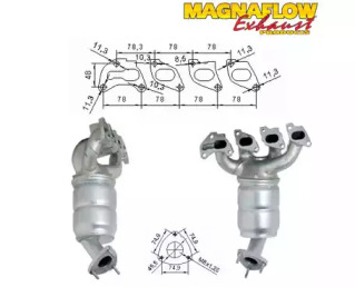 Катализатор (MAGNAFLOW: 75807)