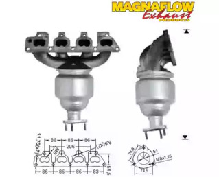 Катализатор (MAGNAFLOW: 75808)