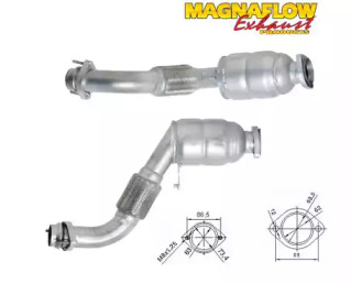 Катализатор (MAGNAFLOW: 75810D)