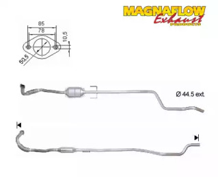 Катализатор (MAGNAFLOW: 75832D)