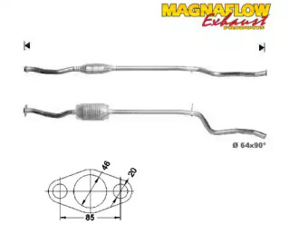 Катализатор (MAGNAFLOW: 76026D)