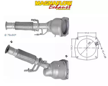 Катализатор (MAGNAFLOW: 76055D)