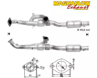 Катализатор (MAGNAFLOW: 76705)