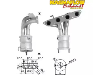 Катализатор (MAGNAFLOW: 76706)