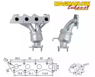 Катализатор (MAGNAFLOW: 77008)