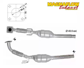 Катализатор (MAGNAFLOW: 77022D)