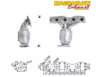 Катализатор (MAGNAFLOW: 77604)