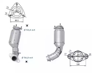 Катализатор (MAGNAFLOW: 77610)