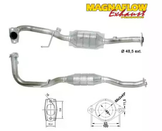 Катализатор (MAGNAFLOW: 78015)