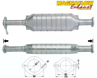 Катализатор (MAGNAFLOW: 80062D)