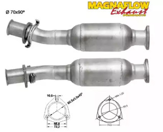 Катализатор (MAGNAFLOW: 80965D)