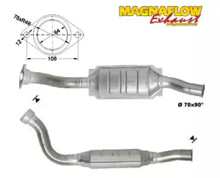 Катализатор (MAGNAFLOW: 80966D)