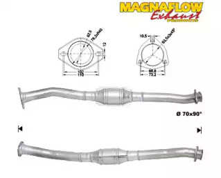 Катализатор (MAGNAFLOW: 80967D)