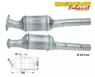 Катализатор (MAGNAFLOW: 81862D)