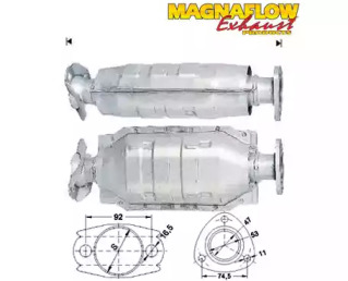 Катализатор (MAGNAFLOW: 83011)