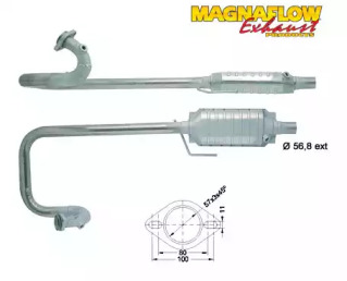 Катализатор (MAGNAFLOW: 84016)