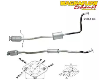 Катализатор (MAGNAFLOW: 84823)