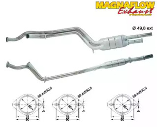 Катализатор (MAGNAFLOW: 85014)