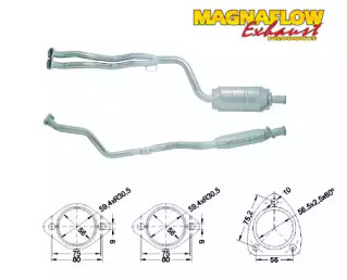 Катализатор (MAGNAFLOW: 85022)