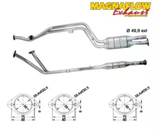 Катализатор (MAGNAFLOW: 85044)