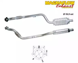 Катализатор (MAGNAFLOW: 85048D)