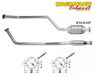 Катализатор (MAGNAFLOW: 85053D)