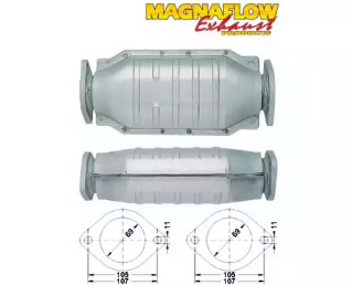 Катализатор (MAGNAFLOW: 85604)