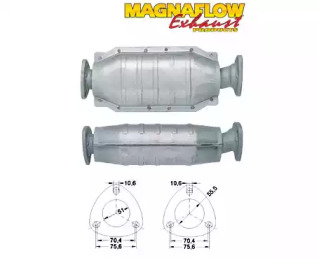 Катализатор (MAGNAFLOW: 85804)