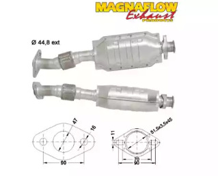 Катализатор (MAGNAFLOW: 85810)