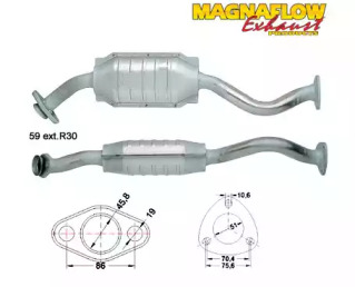 Катализатор (MAGNAFLOW: 85816)