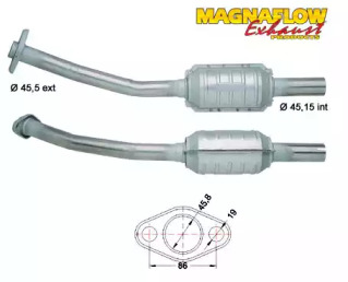 Катализатор (MAGNAFLOW: 85834)