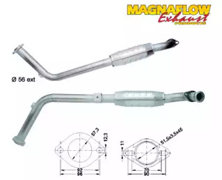 Катализатор (MAGNAFLOW: 85844)