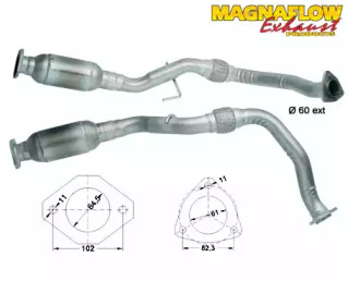 Катализатор (MAGNAFLOW: 85868D)