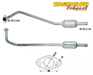 Катализатор (MAGNAFLOW: 85871)