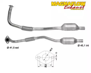 Катализатор (MAGNAFLOW: 85878D)