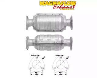 Катализатор (MAGNAFLOW: 85880)