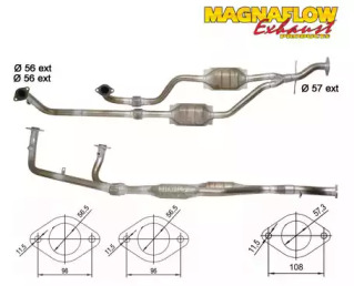 Катализатор (MAGNAFLOW: 85885)