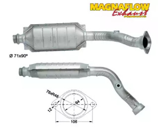 Катализатор (MAGNAFLOW: 86012)