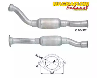 Катализатор (MAGNAFLOW: 86044D)