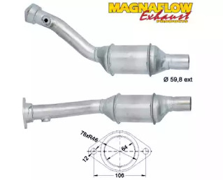 Катализатор (MAGNAFLOW: 86052)