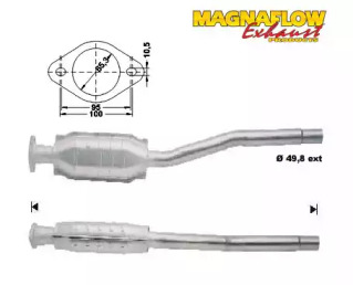 Катализатор (MAGNAFLOW: 86363D)