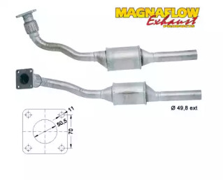 Катализатор (MAGNAFLOW: 87031D)