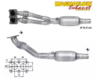 Катализатор (MAGNAFLOW: 87044)