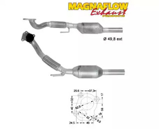 Катализатор (MAGNAFLOW: 87048D)