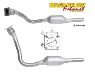 Катализатор (MAGNAFLOW: 88834D)