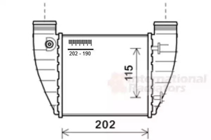 Теплообменник (VAN WEZEL: 03004345)