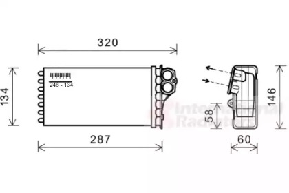 Теплообменник (VAN WEZEL: 09006279)