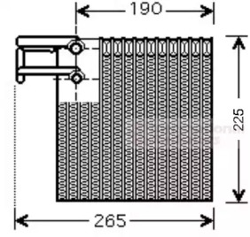 Испаритель (VAN WEZEL: 1300V257)