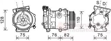 Компрессор (VAN WEZEL: 1800K479)